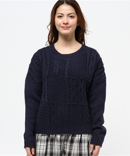 Kastane（カスタネ）の「【JOA】JOA切り替えニット（ニット/セーター・レディース・その他・X-SMALL/MEDIUM/SMALL/LARGE）」の8枚目の写真
