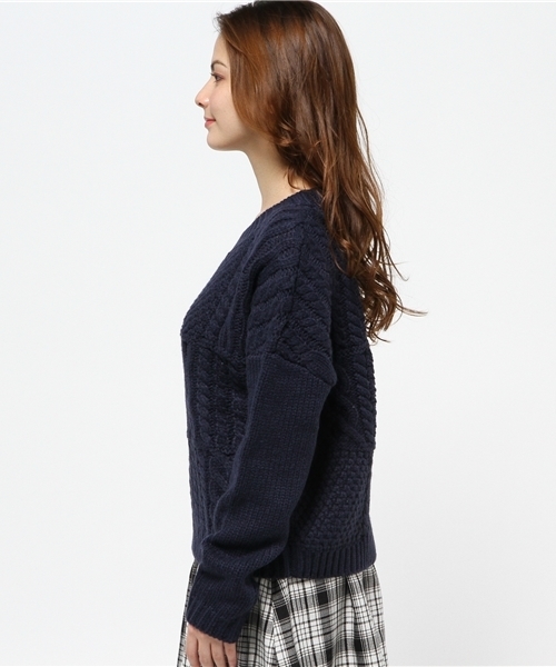 Kastane（カスタネ）の「【JOA】JOA切り替えニット（ニット/セーター・レディース・その他・X-SMALL/MEDIUM/SMALL/LARGE）」の2枚目の写真