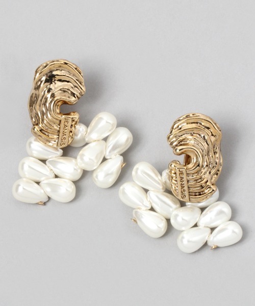 JEANASIS（ジーナシス）の「オーシャンウェーブイヤリング/217703（イヤリング・レディース・シルバー/ゴールド・FREE）」の2枚目の写真