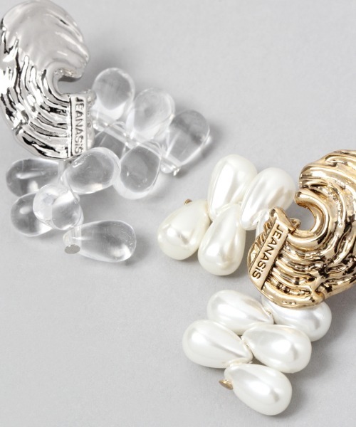 JEANASIS（ジーナシス）の「オーシャンウェーブイヤリング/217703（イヤリング・レディース・シルバー/ゴールド・FREE）」の5枚目の写真