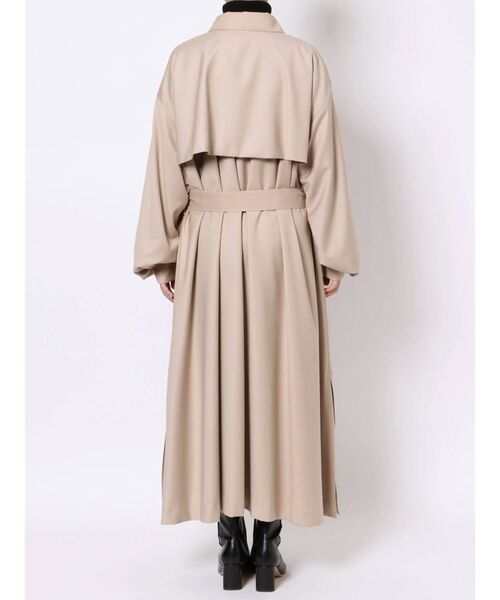 LAGUNAMOON（ラグナムーン）の「ステンカラーボリュームコート（その他アウター・レディース・モカ/ワイン/ベージュ・FREE）」の10枚目の写真