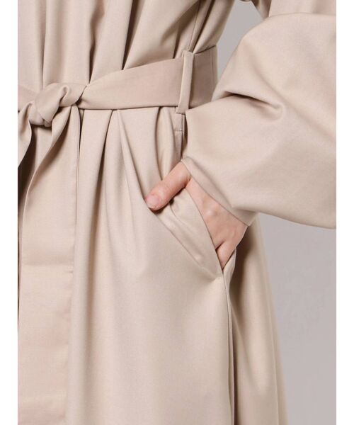 LAGUNAMOON（ラグナムーン）の「ステンカラーボリュームコート（その他アウター・レディース・モカ/ワイン/ベージュ・FREE）」の13枚目の写真