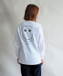 MANASTASH | MANASTASH/マナスタッシュ　W's LEAF SMILE L/S TEE　ウィメンズリーフスマイルロングスリーブティー(Tシャツ/カットソー)