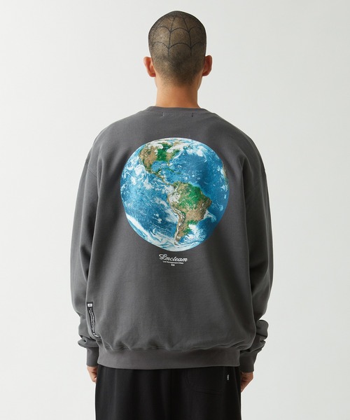 LMCの「【LMC】TEAM EARTH SWEATSHIRT / エルエムシー チーム アース グラフィック スウェットシャツ(スウェット・メンズ・ネイビー/グレー/チャコールグレー・LARGE/SMALL/MEDIUM)」の9枚目の写真