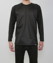 OUTDOOR PRODUCTS（アウトドアプロダクツ）の「【OUTDOOR PRODUCTS/アウトドアプロダクツ】OUTDOOR PRODUCTS×BREEZETEX HYPER　クルーネックロングTシャツ　防風透湿　衣服内温度＋５℃（インナーウェア/肌着・メンズ）」