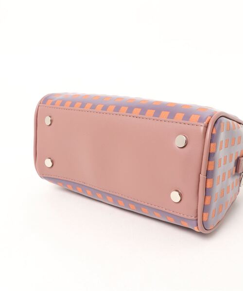 RAGEBLUE(レイジブルー)の「フラワー柄/モノグラムボストン/237608(ボストンバッグ・レディース・パープル/ブラウン/グリーン/ブラック・FREE)」の17枚目の写真