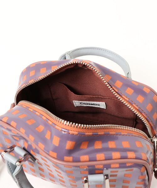 RAGEBLUE(レイジブルー)の「フラワー柄/モノグラムボストン/237608(ボストンバッグ・レディース・パープル/ブラウン/グリーン/ブラック・FREE)」の18枚目の写真