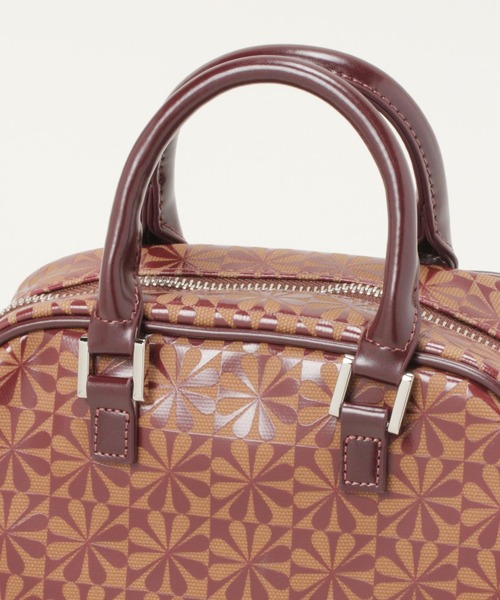 RAGEBLUE(レイジブルー)の「フラワー柄/モノグラムボストン/237608(ボストンバッグ・レディース・パープル/ブラウン/グリーン/ブラック・FREE)」の14枚目の写真