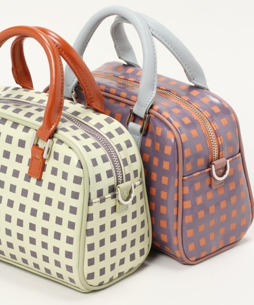 RAGEBLUE(レイジブルー)の「フラワー柄/モノグラムボストン/237608(ボストンバッグ・レディース・パープル/ブラウン/グリーン/ブラック・FREE)」の15枚目の写真