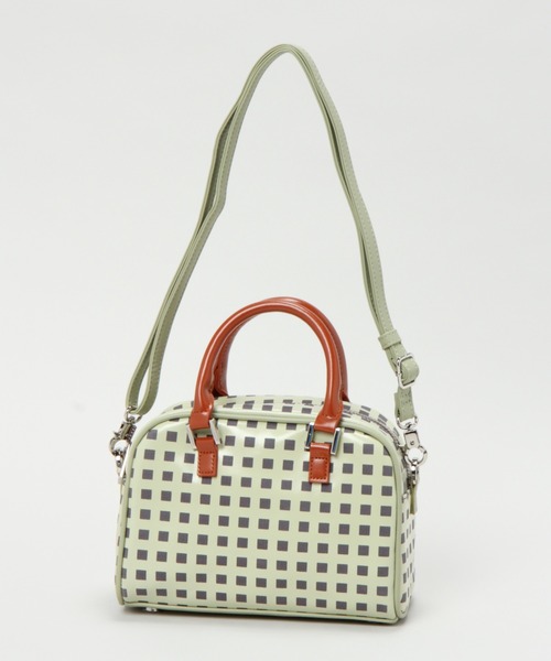 RAGEBLUE(レイジブルー)の「フラワー柄/モノグラムボストン/237608(ボストンバッグ・レディース・パープル/ブラウン/グリーン/ブラック・FREE)」の20枚目の写真