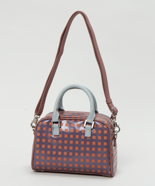 RAGEBLUE(レイジブルー)の「フラワー柄/モノグラムボストン/237608(ボストンバッグ・レディース・パープル/ブラウン/グリーン/ブラック・FREE)」の21枚目の写真