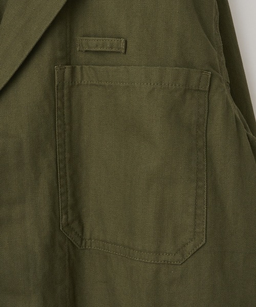 CIAOPANIC TYPY（チャオパニックティピー）の「【GEVACO / ゲバコ】ヘリンボンフレンチワークコート（その他アウター・メンズ・ネイビー/カーキ・MEDIUM/LARGE）」の22枚目の写真