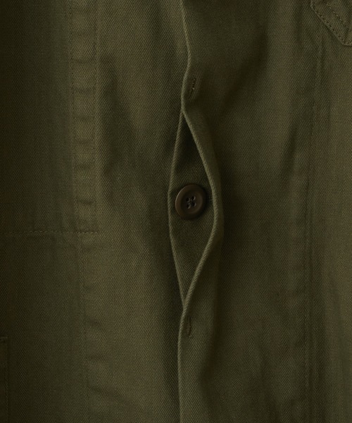 CIAOPANIC TYPY（チャオパニックティピー）の「【GEVACO / ゲバコ】ヘリンボンフレンチワークコート（その他アウター・メンズ・ネイビー/カーキ・MEDIUM/LARGE）」の15枚目の写真