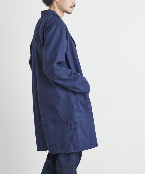 CIAOPANIC TYPY（チャオパニックティピー）の「【GEVACO / ゲバコ】ヘリンボンフレンチワークコート（その他アウター・メンズ・ネイビー/カーキ・MEDIUM/LARGE）」の6枚目の写真