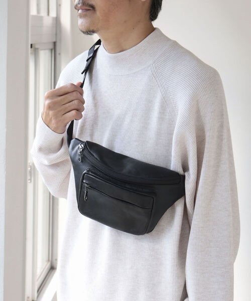 B:MING by BEAMS(ビーミングバイビームス)の「B:MING by BEAMS / レザー ショルダーバッグ(ショルダーバッグ・メンズ・ブラック/ブラウン・ONE SIZE)」の15枚目の写真