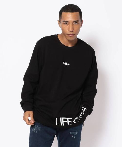 BALR.(ボーラー)の「BALR./ボーラー/LOAB LOOSE FIT LONG T-SHIRT/ 日本限定 /正規商品(Tシャツ/カットソー・メンズ・ホワイト/ブラック・SMALL/MEDIUM/X-SMALL/LARGE)」の5枚目の写真