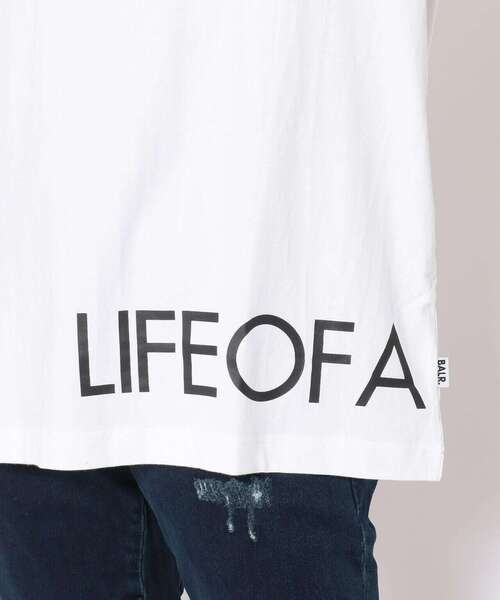 BALR.(ボーラー)の「BALR./ボーラー/LOAB LOOSE FIT LONG T-SHIRT/ 日本限定 /正規商品(Tシャツ/カットソー・メンズ・ホワイト/ブラック・SMALL/MEDIUM/X-SMALL/LARGE)」の8枚目の写真