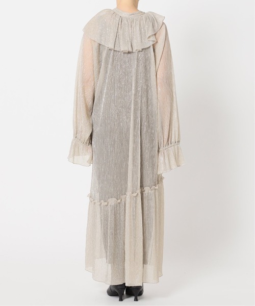 セール】LAME PLEATS DRESS：ワンピース（ワンピース