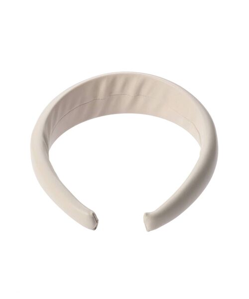 EVRIS（エヴリス）の「エコレザーカチューシャ（カチューシャ・レディース・アイボリー/ブラック/ベージュ・FREE）」の19枚目の写真