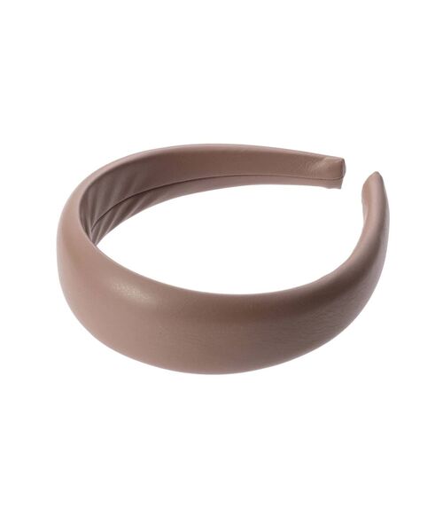 EVRIS（エヴリス）の「エコレザーカチューシャ（カチューシャ・レディース・アイボリー/ブラック/ベージュ・FREE）」の22枚目の写真