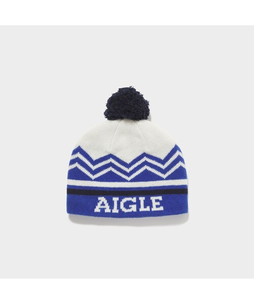 AIGLE(エーグル)の「アブラッタ ニットキャップ(ニットキャップ/ビーニー・レディース・ブルー/ワイン・FREE)」の3枚目の写真