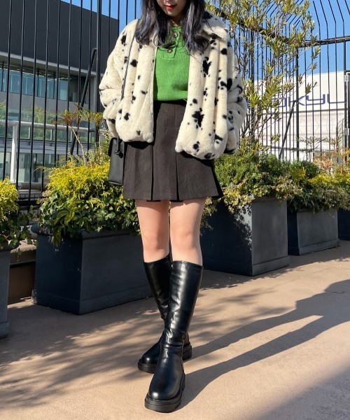 WEGO(ウィゴー)の「WEGO/ボックスプリーツミニスカート(スカート・レディース・ブラック/グレー/ブラック系その他2・SMALL/MEDIUM)」の15枚目の写真