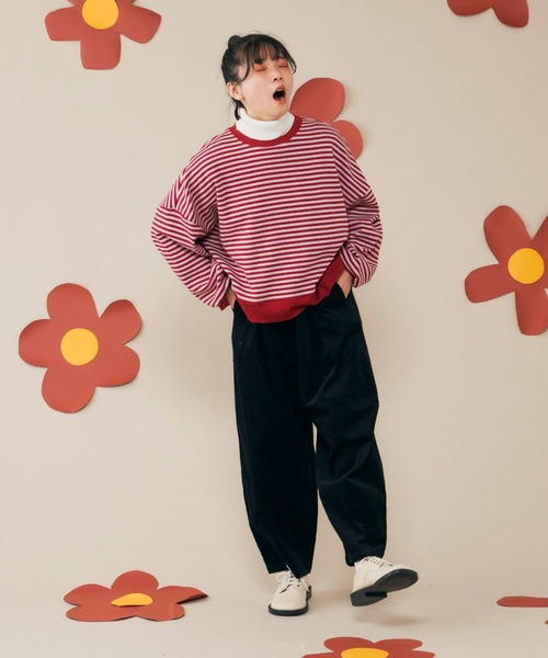 MERLOT(メルロー)の「コーデュロイパンツ(その他パンツ・レディース・ブラック/ブラウン/ナチュラル・FREE)」の10枚目の写真