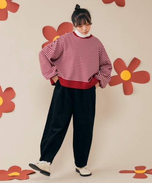 MERLOT(メルロー)の「コーデュロイパンツ(その他パンツ・レディース・ブラック/ブラウン/ナチュラル・FREE)」の5枚目の写真