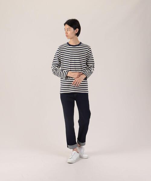 agnes b.（アニエスベー）の「J008 TS ボーダーTシャツ（Tシャツ