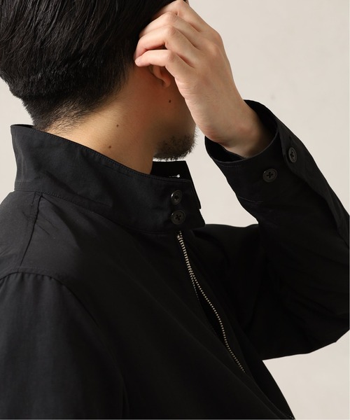 417 EDIFICE（フォーワンセブンエディフィス）の「タスランウェザー ハリントンジャケット（ミリタリージャケット・メンズ・ブラック/ブラック系その他/ベージュ・SMALL/MEDIUM/LARGE）」の16枚目の写真