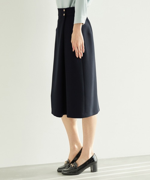 ROPE' PICNIC(ロペピクニック)の「【360°ウルトラストレッチ】セットアップ対応/ラップ風スカート【一部店舗限定34-42サイズ】(スカート・レディース・ブラック/ネイビー/ブルー/ライトグリーン/イエロー系その他3・40/38/36/42)」の19枚目の写真