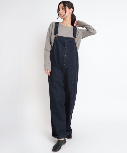 RNA-N（アールエヌエーエヌ）の「M1801 オーガニックコットンベーシックロンＴ（Tシャツ/カットソー・レディース・グレイッシュベージュ/ナチュラル/オレンジ/チョコ・MEDIUM）」の9枚目の写真