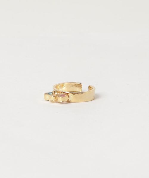 rehacer（レアセル）の「rehacer : Flower Thirdly Ear Cuff Made in Japan / フラワー サードリー イヤーカフ メイドインジャパン（イヤーカフ・レディース・シルバー/ゴールド・FREE）」の4枚目の写真