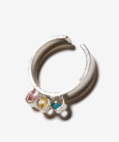 rehacer（レアセル）の「rehacer : Flower Thirdly Ear Cuff Made in Japan / フラワー サードリー イヤーカフ メイドインジャパン（イヤーカフ・レディース・シルバー/ゴールド・FREE）」の2枚目の写真