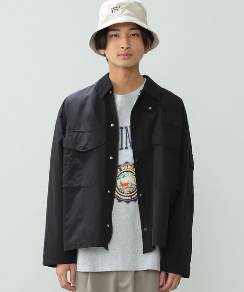 BeAMS DOT（ビームスドット）の「【WEB限定】BeAMS DOT / ミリタリーブルゾン（ブルゾン・メンズ・ブラック/オリーブ・MEDIUM/LARGE）」の3枚目の写真