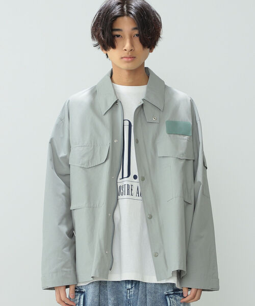 BeAMS DOT（ビームスドット）の「【WEB限定】BeAMS DOT / ミリタリーブルゾン（ブルゾン・メンズ・ブラック/オリーブ・MEDIUM/LARGE）」の6枚目の写真