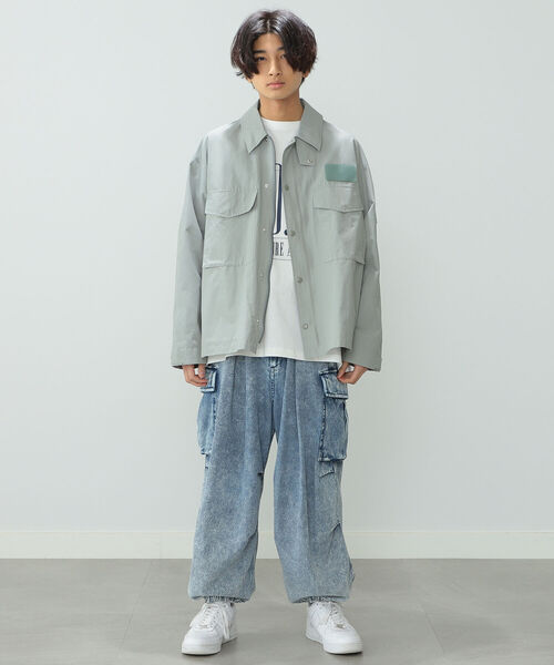 BeAMS DOT（ビームスドット）の「【WEB限定】BeAMS DOT / ミリタリーブルゾン（ブルゾン・メンズ・ブラック/オリーブ・MEDIUM/LARGE）」の7枚目の写真