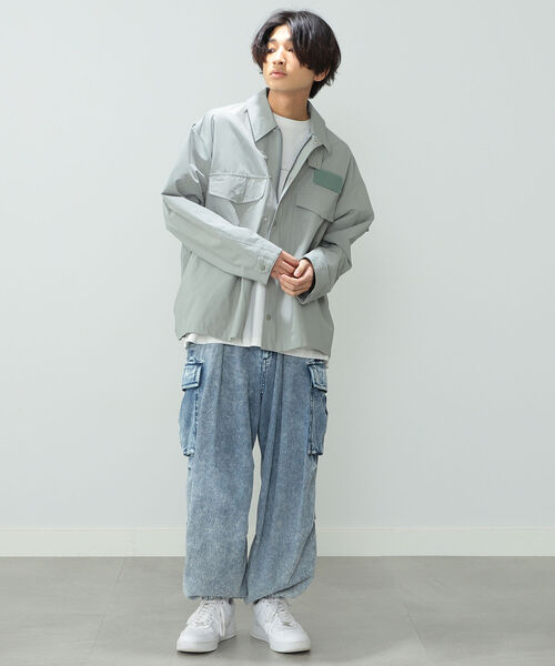 BeAMS DOT（ビームスドット）の「【WEB限定】BeAMS DOT / ミリタリーブルゾン（ブルゾン・メンズ・ブラック/オリーブ・MEDIUM/LARGE）」の8枚目の写真