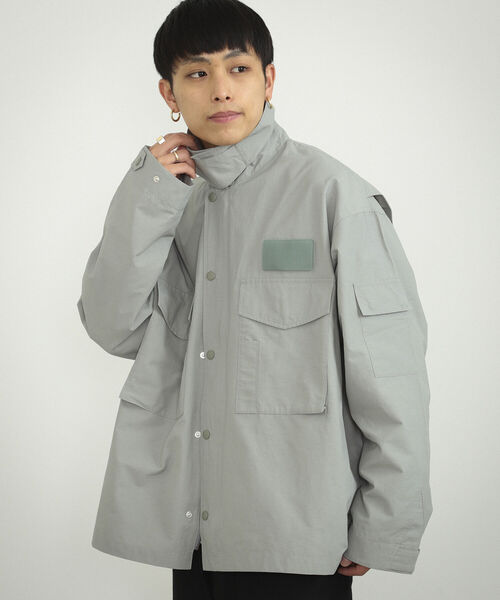 BeAMS DOT（ビームスドット）の「【WEB限定】BeAMS DOT / ミリタリーブルゾン（ブルゾン・メンズ・ブラック/オリーブ・MEDIUM/LARGE）」の13枚目の写真