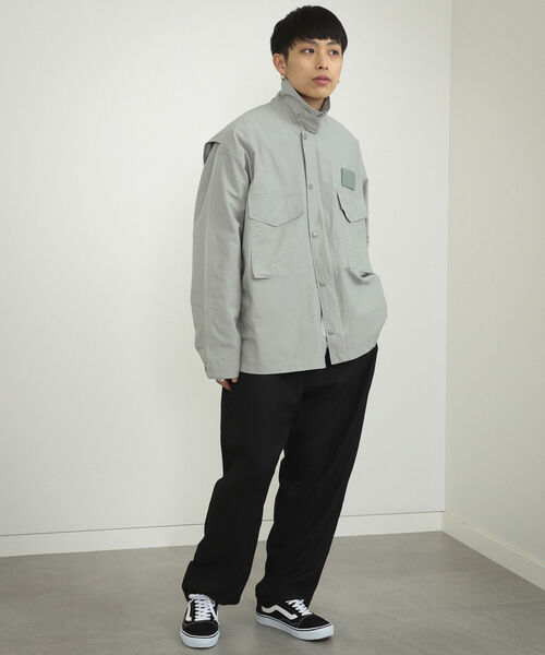BeAMS DOT（ビームスドット）の「【WEB限定】BeAMS DOT / ミリタリーブルゾン（ブルゾン・メンズ・ブラック/オリーブ・MEDIUM/LARGE）」の14枚目の写真