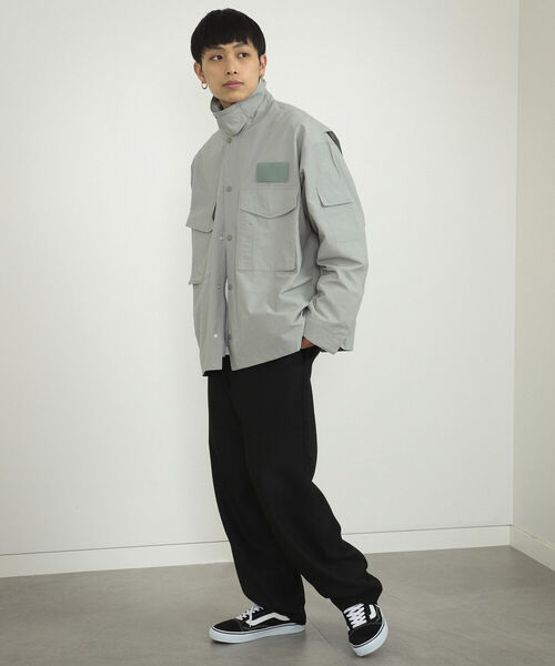 BeAMS DOT（ビームスドット）の「【WEB限定】BeAMS DOT / ミリタリーブルゾン（ブルゾン・メンズ・ブラック/オリーブ・MEDIUM/LARGE）」の15枚目の写真