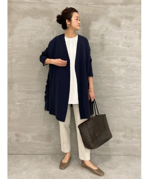 BEARDSLEY（ビアズリー）の「3サイズ展開 麻混トラックパンツ（その他パンツ・レディース・ライトベージュ/ブラック・1/2/0）」の20枚目の写真