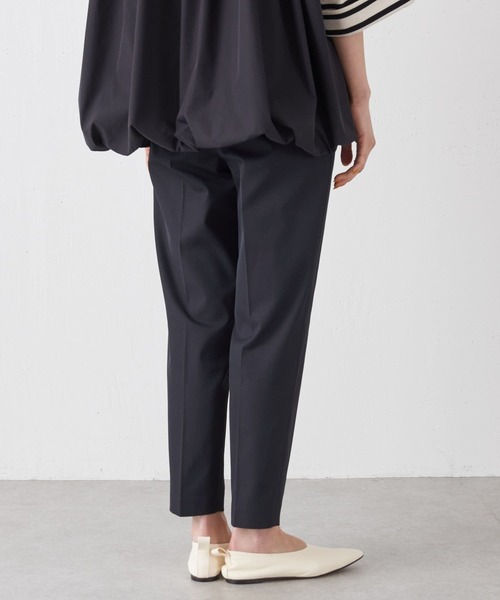 BEARDSLEY（ビアズリー）の「3サイズ展開 麻混トラックパンツ（その他パンツ・レディース・ライトベージュ/ブラック・1/2/0）」の3枚目の写真