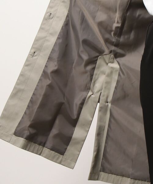 AULI（アウリィ）の「【低身長向けサイズ】ステンカラーコート（ステンカラーコート・レディース・ベージュ/ネイビー/ブルー・S/XS）」の16枚目の写真