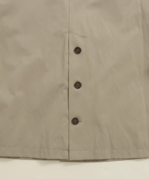 AULI（アウリィ）の「【低身長向けサイズ】ステンカラーコート（ステンカラーコート・レディース・ベージュ/ネイビー/ブルー・S/XS）」の13枚目の写真