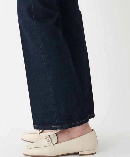 OPAQUE.CLIP（オペークドットクリップ）の「◆リサイクルコットンデニム 202 FLARE【WEB限定サイズ】（デニムパンツ・レディース・ダークネイビー/ネイビー/アイボリー/ナチュラル・36/38/34/42/40）」の17枚目の写真