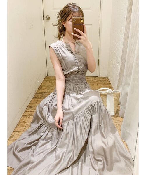 セール】シアーティアードボリュームワンピース（ワンピース  