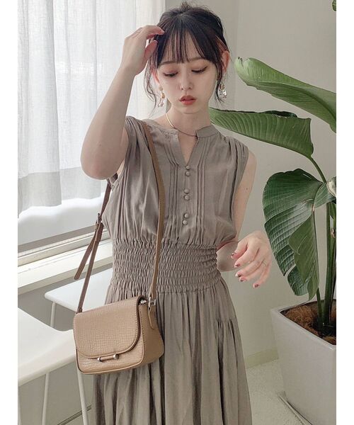 Dazzlin 新品未使用 ブラウン ハイネック ティアードワンピース Mサイズ プチハイネックミモレ丈ワンピースsdpxyf2978 ブラック – [公式