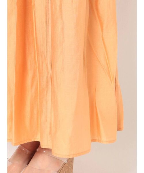 dazzlin（ダズリン）の「シアーティアードボリュームワンピース（ワンピース・レディース・オフホワイト/オレンジ/グリーン/ブラウン/モカ・FREE）」の14枚目の写真