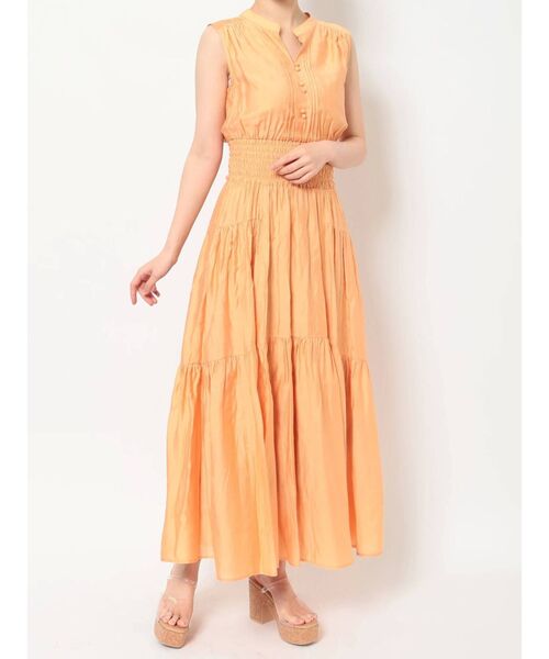 dazzlin（ダズリン）の「シアーティアードボリュームワンピース